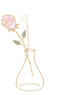 róża w wazonie